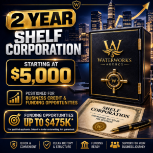 2-Year Shelf Corporation — $5,000